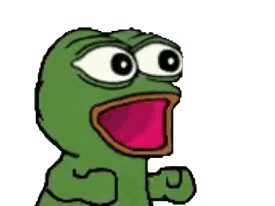 surpris content joie pepe