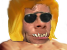 Sticker blond fusion risitas orc yes life dents par 1YatangakiloSVP