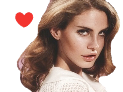 belle folle fille heart girl cute love beauty rey del coeur lana bave
