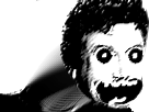 Sticker creepy risitas immondice par Jzuo