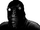 Sticker immondice risitas creepy par Jzuo