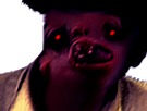 Sticker immondice risitas creepy par Jzuo