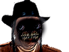 Sticker immondice risitas creepy par Jzuo