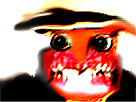Sticker creepy risitas immondice par Jzuo