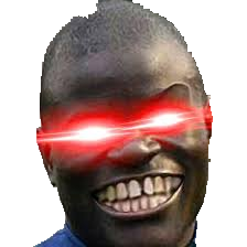 tueur demon black monstre sourire renoi