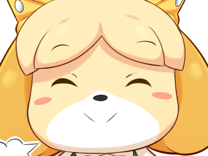 kikoojap animal_crossing happy isabelle