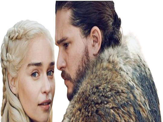 Sticker daenerys jon targaryen jvc par Auros