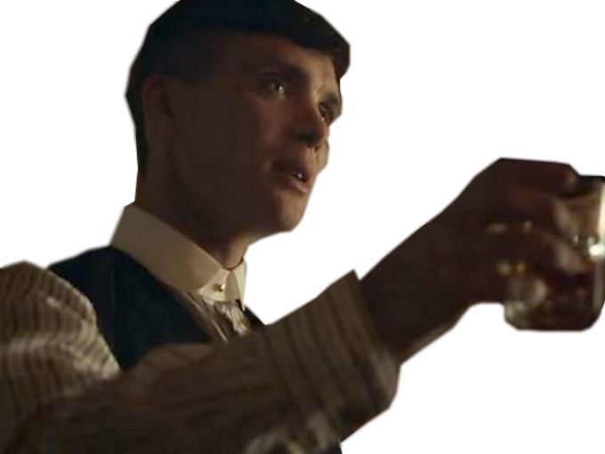 risitas tommy shelby blinders sante boire verre peaky don