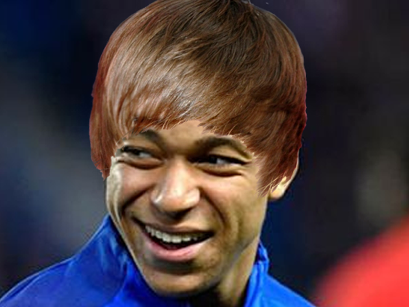 mbappe raison putain con cheveux il ce a