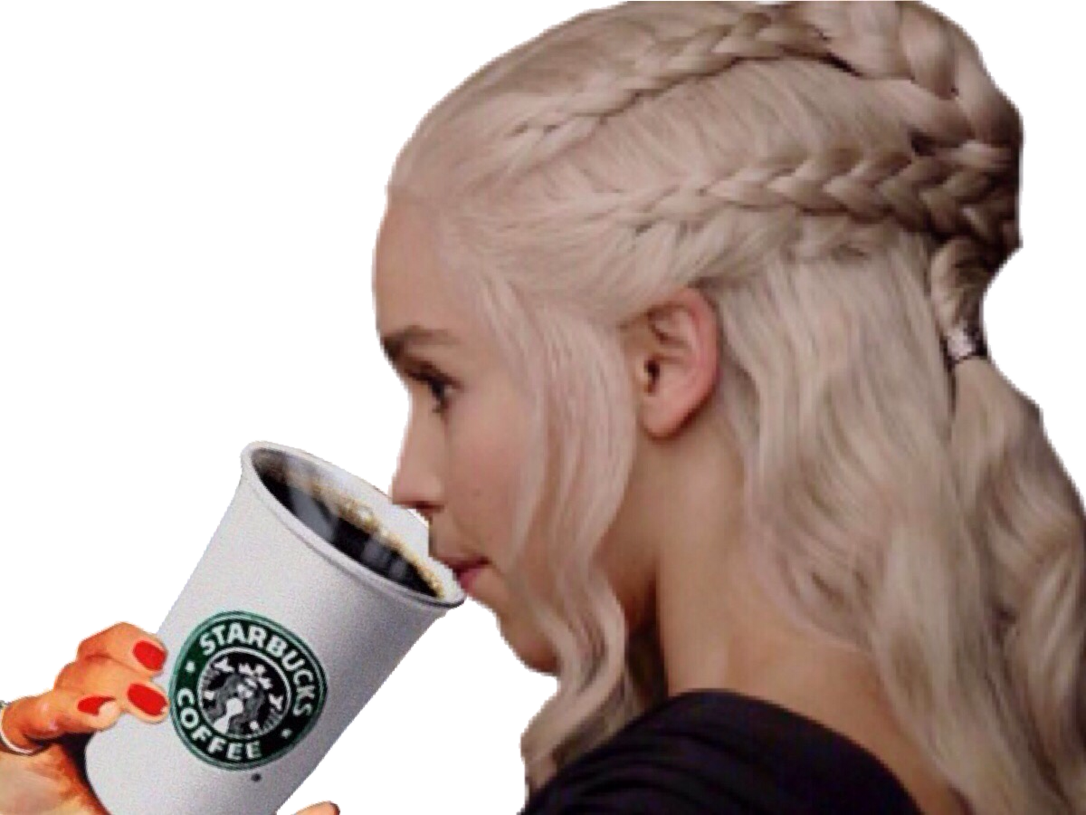 daenerys starbuck dany cafe