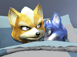 surpris tinnova dort sexe furry choc couche reveil starfox soiree mccloud krystal fox renard adventures dormir