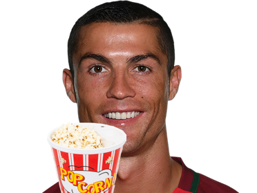ronaldo foot popcorn cr7 football