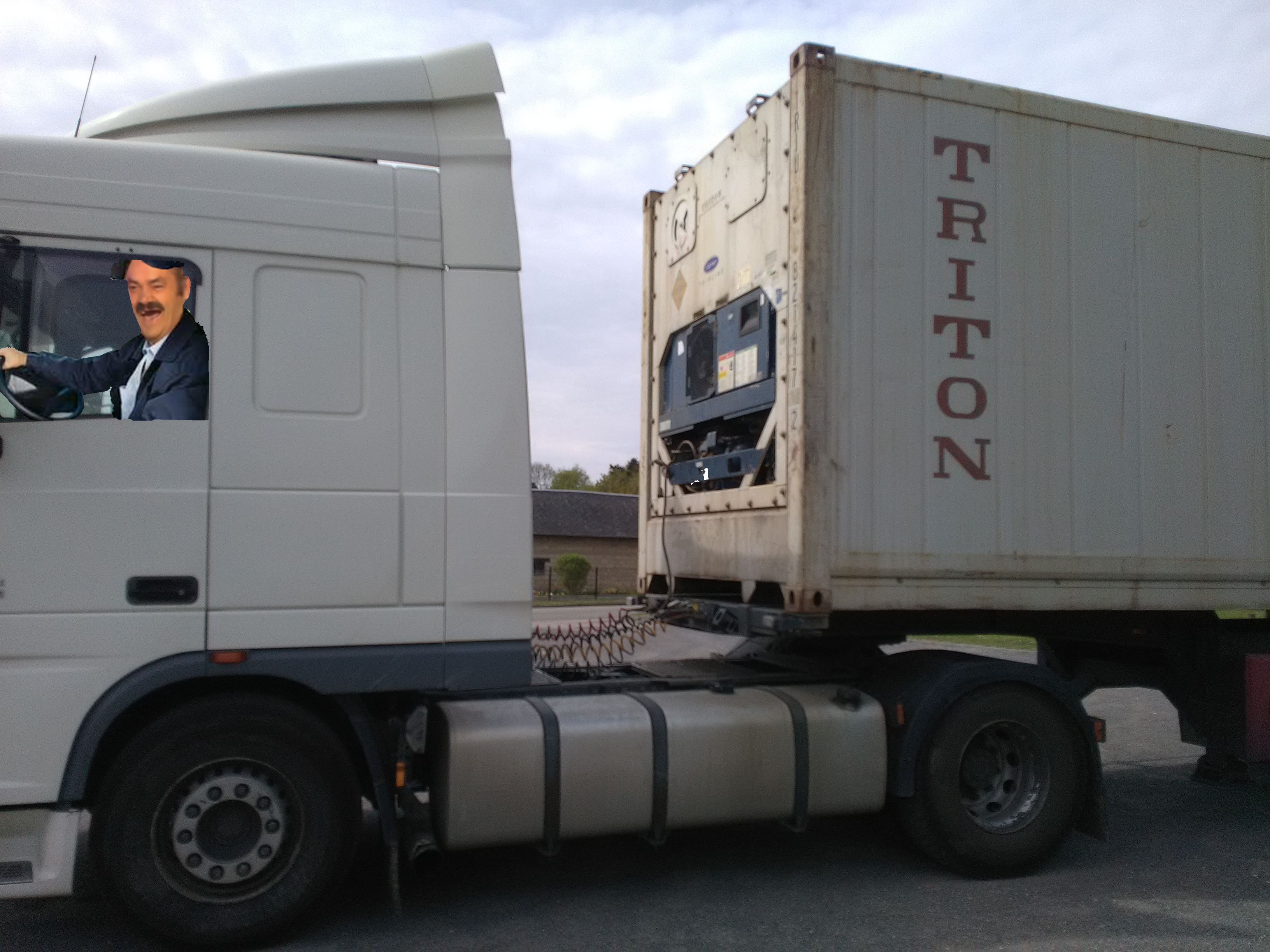 chauffeur camion routier risitas triton