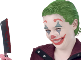 got folle hachoir rire fou daenerys dany joker clown