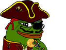or-pirate-frog-piece-4chan-piraterie-pepepirate-pirat-agrent-eau-voleur-avenoel-capitaine-mer-the-barbe-avn-navire-marin-bateau-matelot-pepe-tresor-fric-vert-noir-juif
