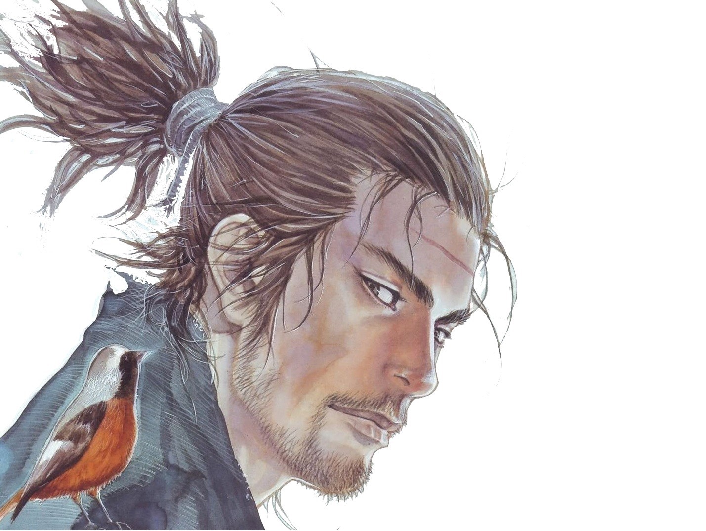 jvc samurai vagabond calme miyamoto paz regard musashi paix