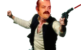 star tire contrebandier wars risitas han solo