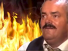 Sticker risitas flamme reveil par Tanguy-senpai