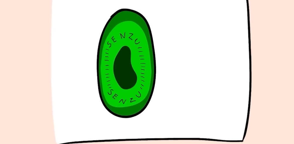 Sticker dbz oeil risitas sharingan senzu naruto par Tanguy-senpai