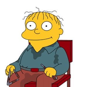 psycho ralph wiggum fou sueur simpson