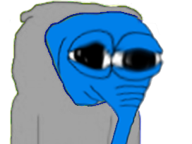 elephant sweat hoodie capuche bleu ed pull