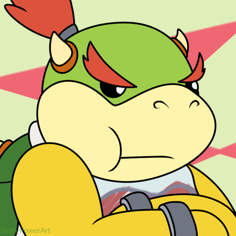 sticker bowser first jr