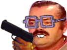 pistolet lunettes gun celestin risitas