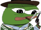 meme-pepo-pepe-pistolet-cute-frog-risitas-chapeau-mignon-cowboy