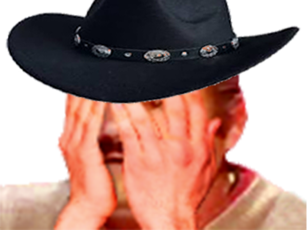 risitas cowboy celestin peur