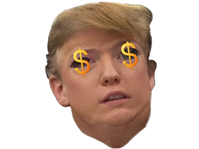 enfant trump argent politic
