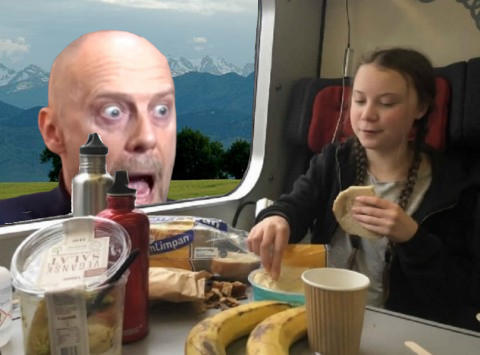 soral dejeuner alain train thunberg petit ecologie other greta