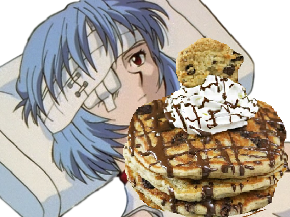 cuisine evangelion chef rei nofake ayanami pancakes miracle kikoojap lit cimer eva cookies kj