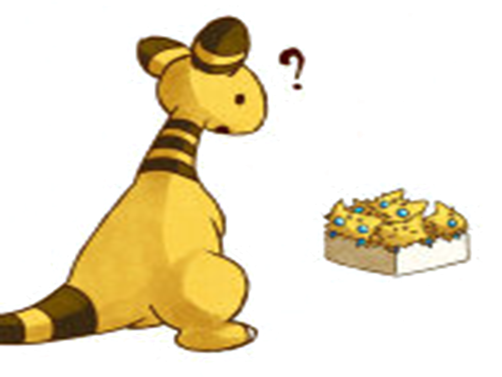 jaune pokemon panier