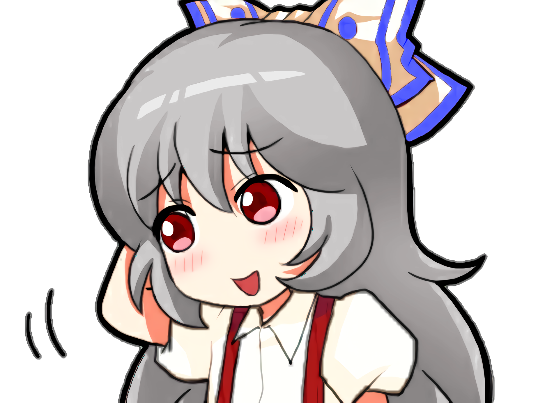Sticker mokou touhou kikoojap par GommeB