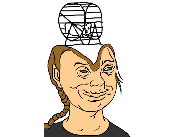 greta politic fille debile thunberg suedoise hamster jeune ecologie wojak