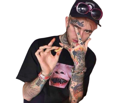 Sticker rap rappeur lil other us peep musique par Losy