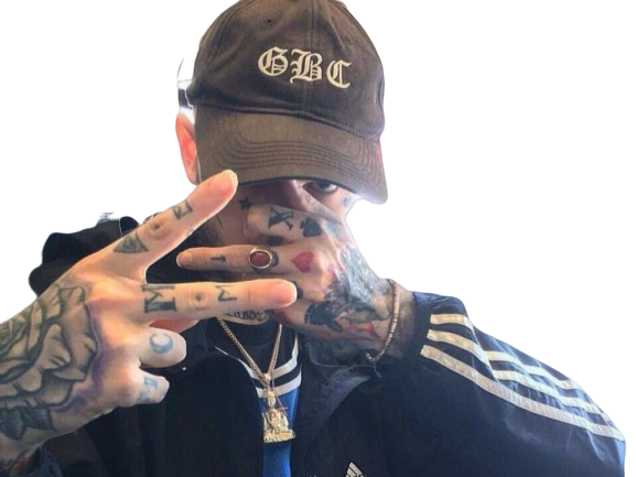 Sticker lil rap musique rappeur peep us other par Losy
