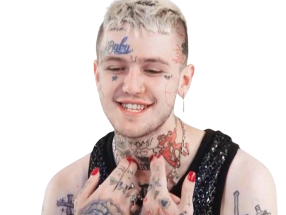 Sticker rappeur lil us rap musique other peep par Losy