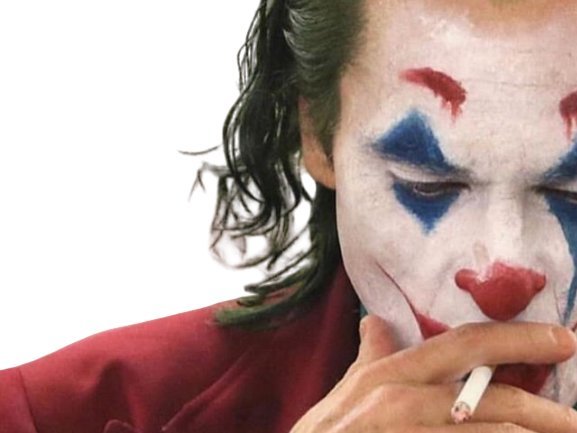 batman joker cigarette fume