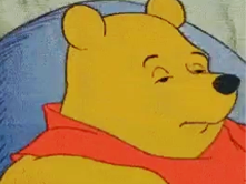 the sad winnie pooh lourson