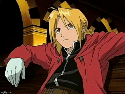 poser serieux fixe edward anime posay brotherhood kj elric kikoojap assis fma
