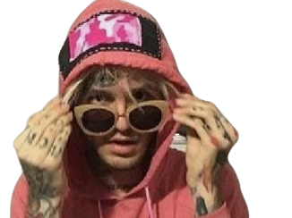 Sticker peep other lil rap us rappeur musique par Losy