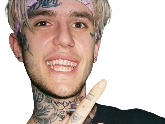 Sticker musique rap lil peep us other rappeur par Losy