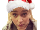got-decembre-daenerys-clarke-emilia-bonnet-chapeau-noel-other-dany