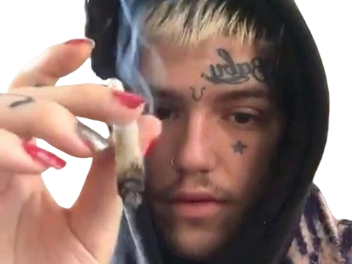Sticker lil rap rappeur musique peep risitas us par Losy