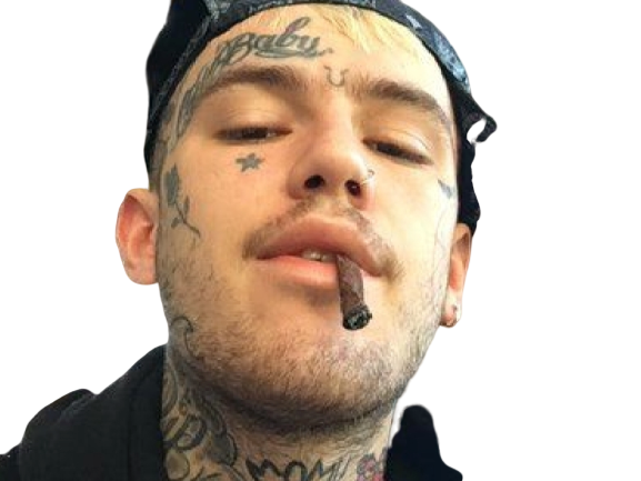 Sticker lil musique peep risitas us rap rappeur par Losy