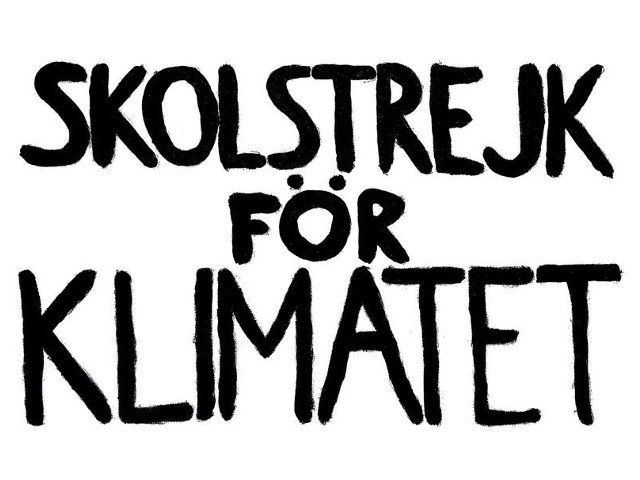 thunberg politic panneau ecologie greta