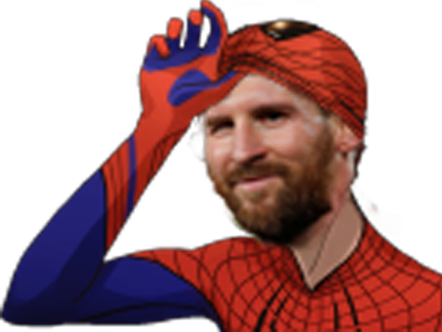 goat messi spiderman lionel