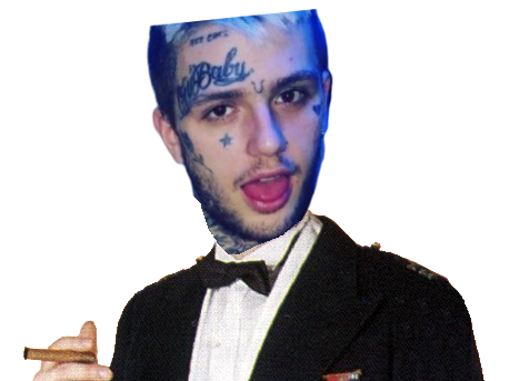 Sticker rap risitas musique lil us peep rappeur par Losy