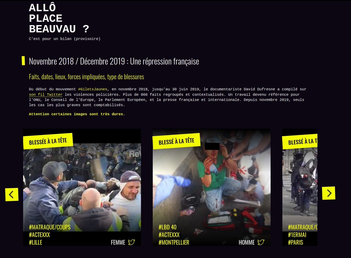 bac gilet police politic gilets jaunes crs flashball dufresne